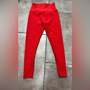 Beyond Yoga Red Leggings